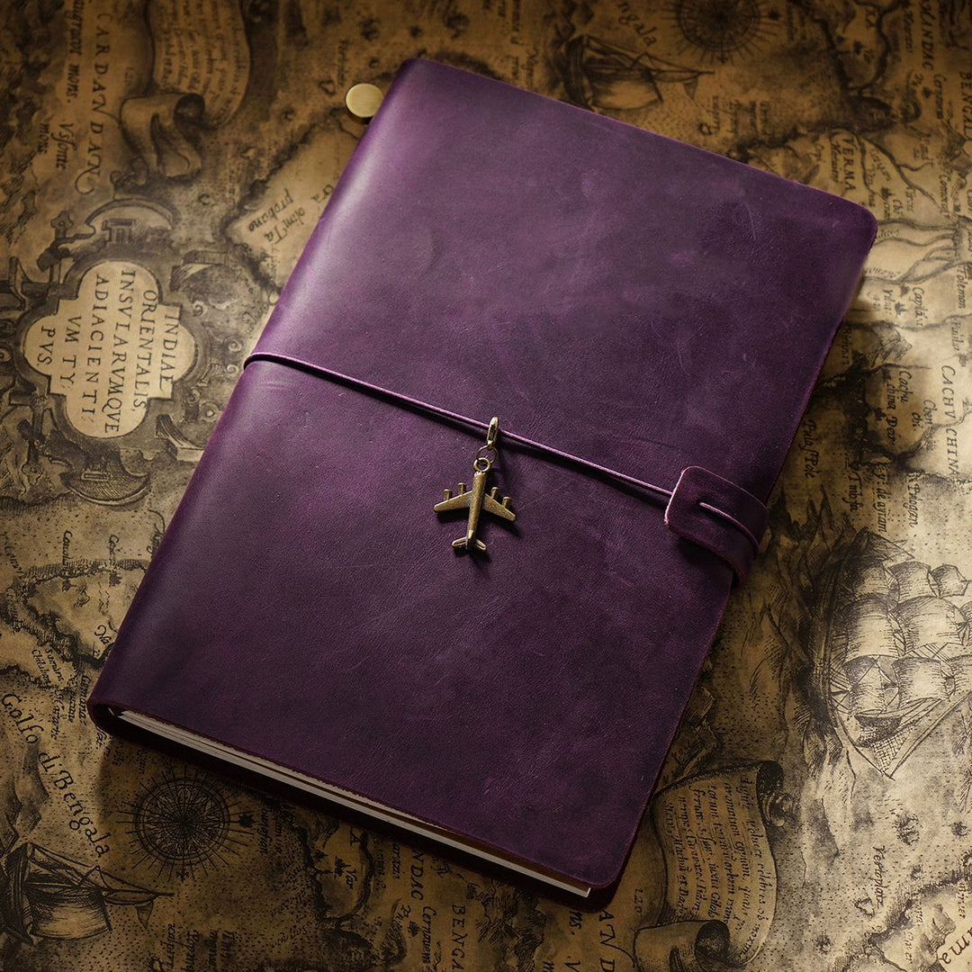 PU Leather Cover Notebook For Travel Daily Record