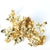 DIY Nail Painting Decorative Arts Highlighting Crushed Gold Leaves