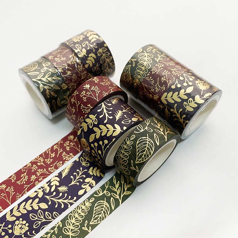 3Pcs Gilting Texture Tape Set Marble Foil Print Washi Tape