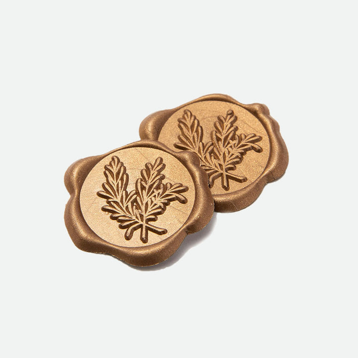 10pcs Rosemary Adhesive Wax Seal Stamp Sticker For Envelope Gift