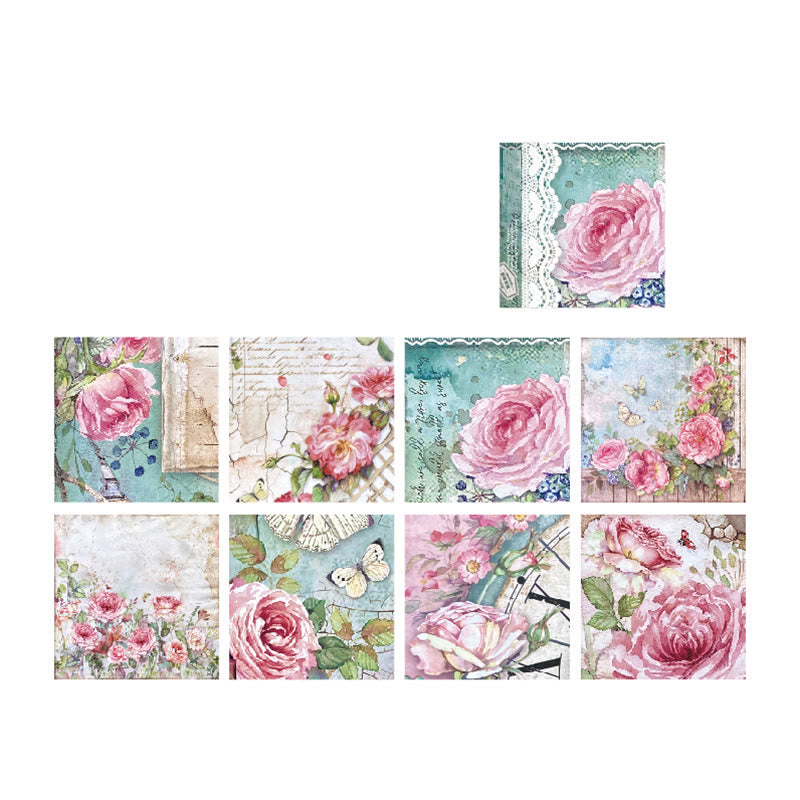 For The Rose Series Scrapbook Paper Decorative Journaling Paper