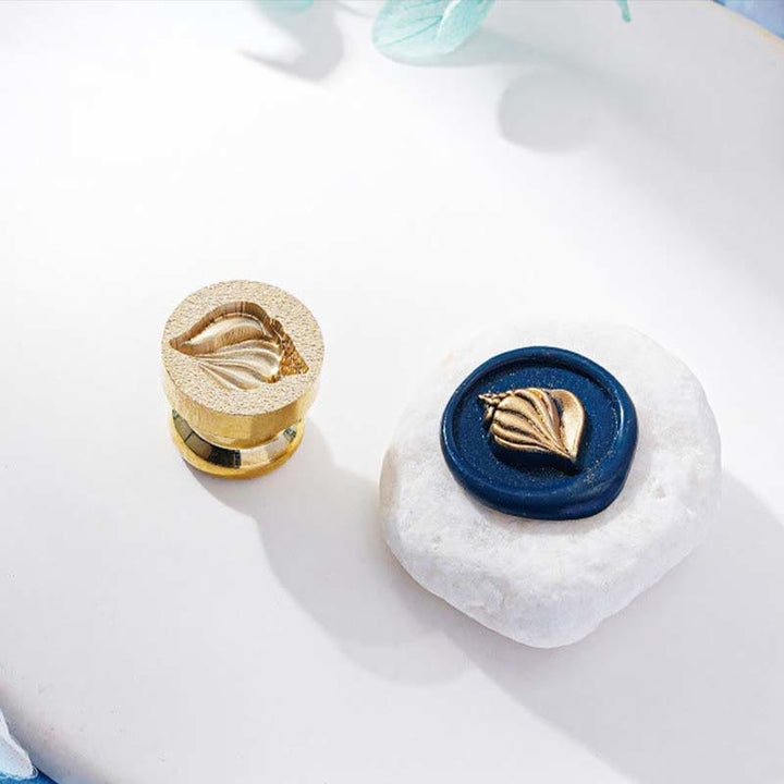 3D Embossed Ocean Water Series Seal Wax Stamp Decorative Gift