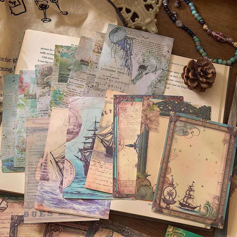 The Magic Sea Tour Series Paper Set Decorative Journaling Paper