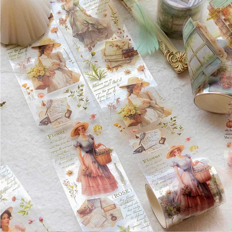 Years Of The River Series PET Tape Decorative Scrapbook Tape