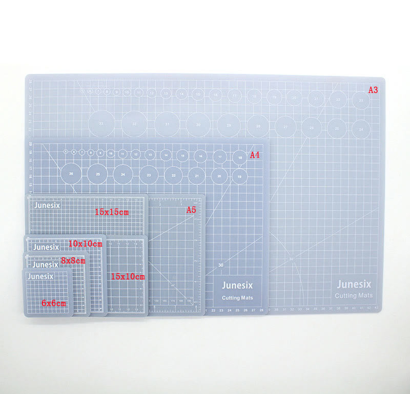 Semi Transparent Grid Cutting Mat Crafts Board For Scrapbooking