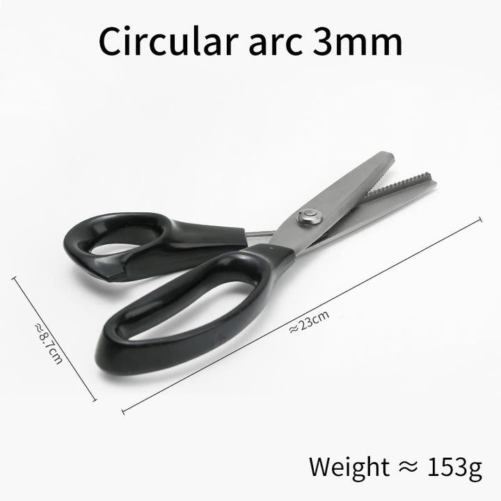 Utility Pinking Shears Sharp Scissors For DIY Crafts Cutting