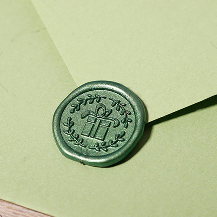 10pcs Greetings Wax Seal Stamp Sticker For Envelope