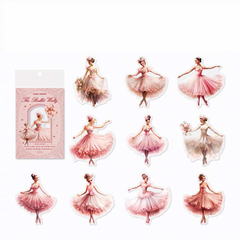 Ballet Waltz Series Sticker For DIY Journal Decor