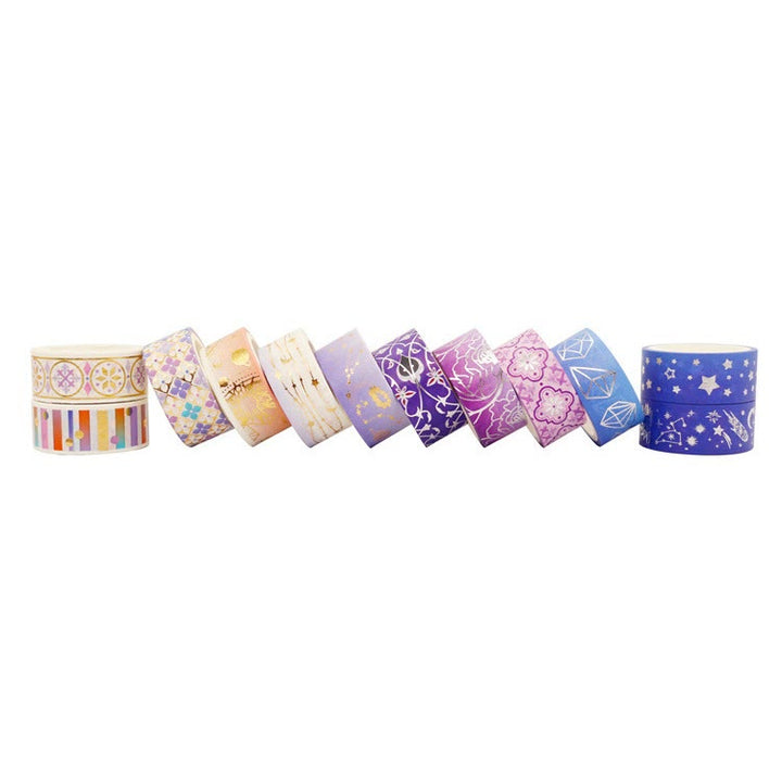 12 Rolls Starry Night Series Washi Tape Set Scrapbook Tape