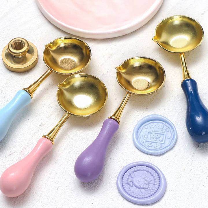 Large Non Stick Wax Melting Spoon For Sealing Stamp