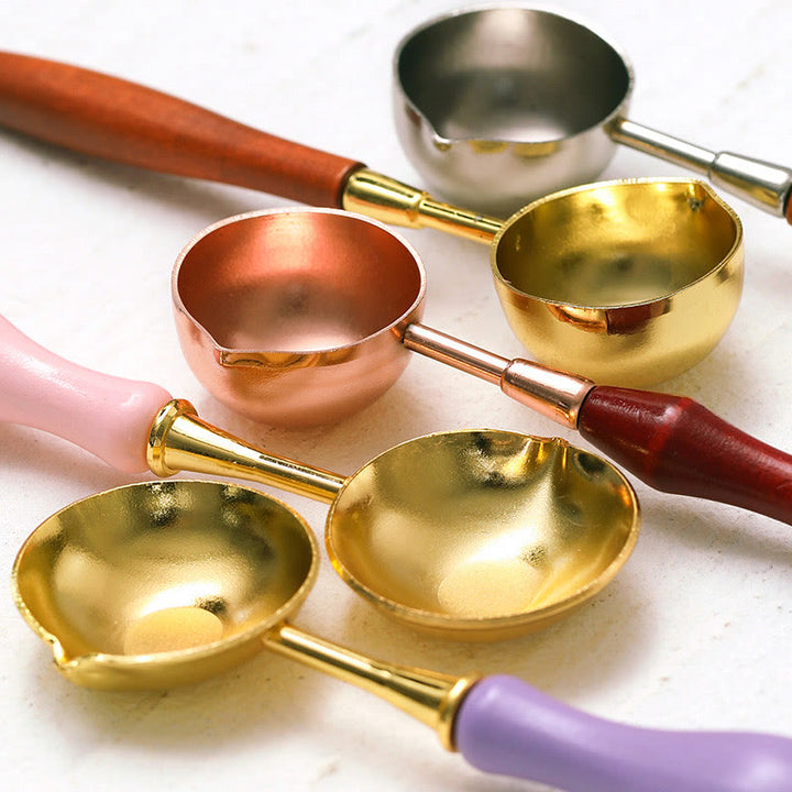 Large Non Stick Wax Melting Spoon For Sealing Stamp