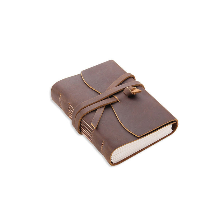 Retro Softcover Leather Journal 320 Pages Handmade Notebook