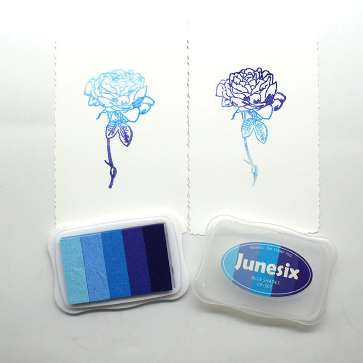 Gradient Color Set Ink Pad For DIY Stamping Crafts