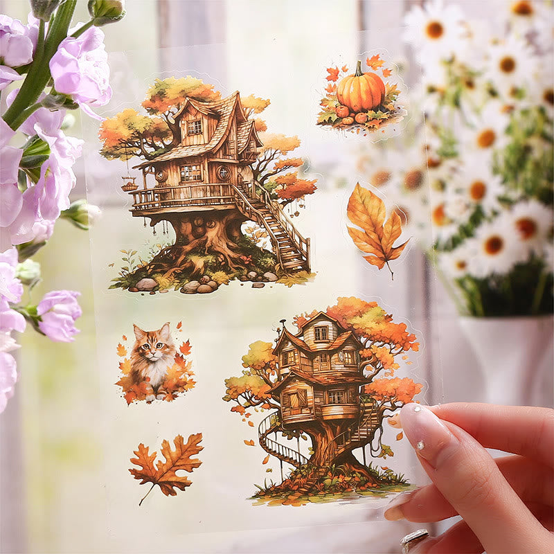 Secret Garden Sticker Book 20Pcs PET Scrapbook Stickers