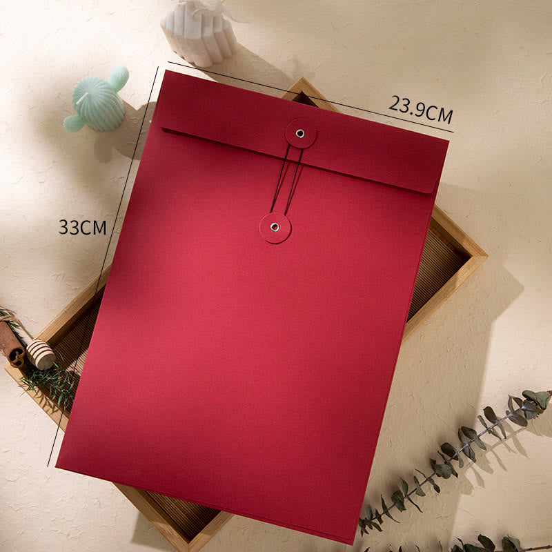 Kraft Paper File Folders A4/A5/A6 Envelopes Project Pockets for Greeting Card Document File