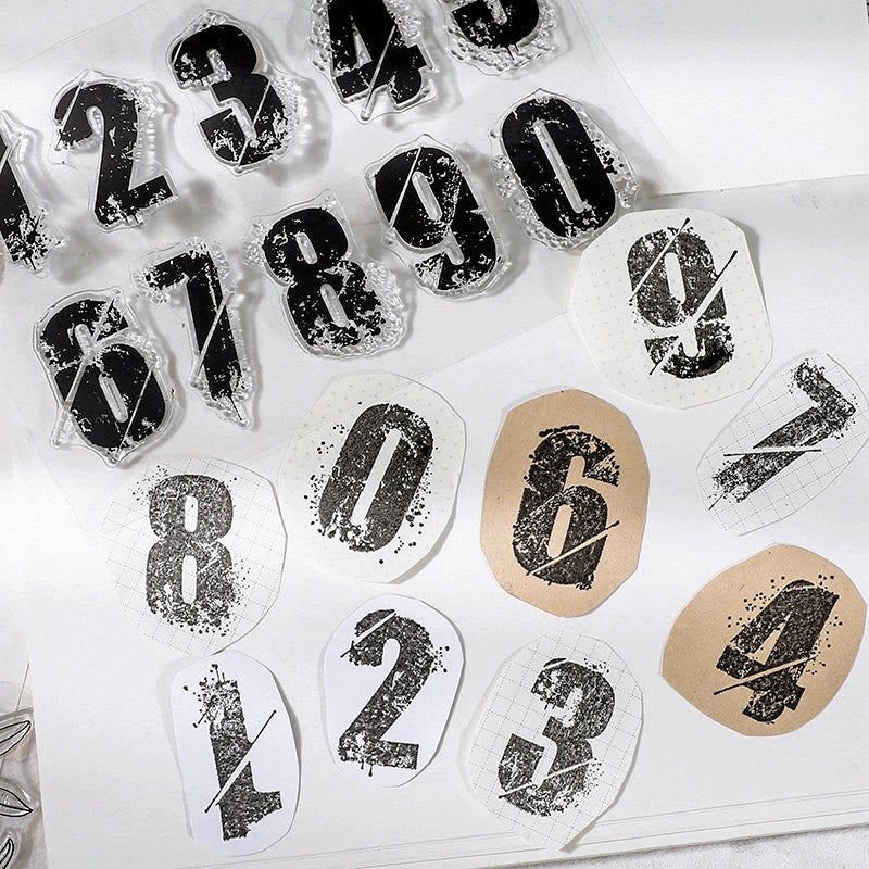 Clear Silicone Stamps for Card Transparent Ink Rubber Stamp Seal