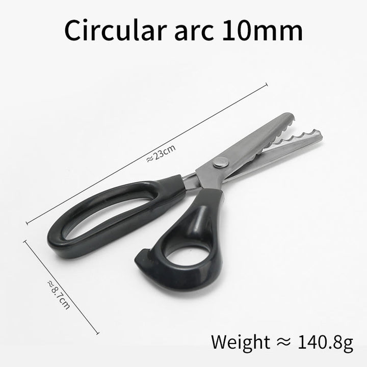 Utility Pinking Shears Sharp Scissors For DIY Crafts Cutting