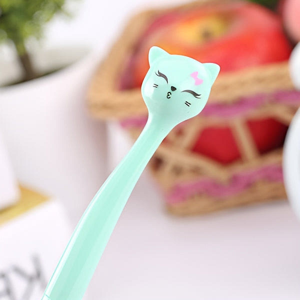 0.5mm/0.38mm Tip Pens For Students Cute Cat Pattern Office Supplies