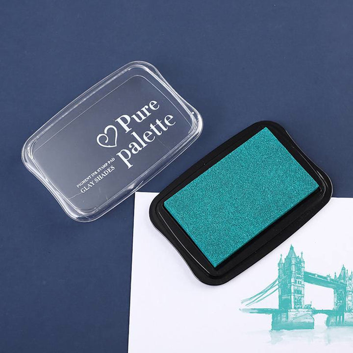 Retro Color Stamp Ink Pads for Rubber Stmap Pure Palette 12 Colors Options