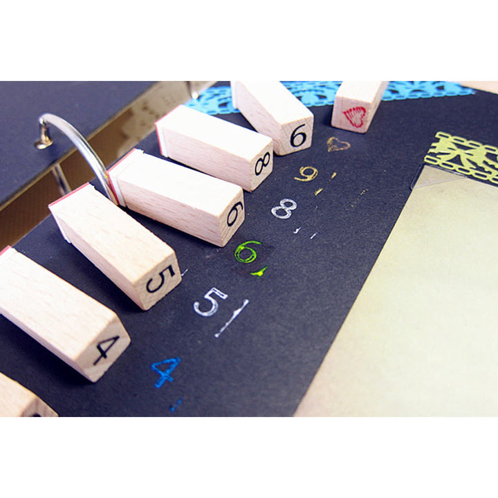 Cute Joyfill Diary Wooden Stamps For Card Making