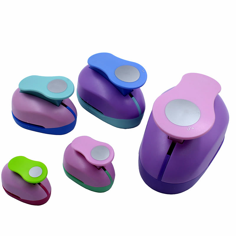 Mini Round Shape Hole Punch For Kids Paper Crafting