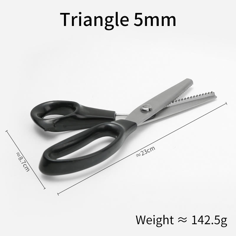 Utility Pinking Shears Sharp Scissors For DIY Crafts Cutting