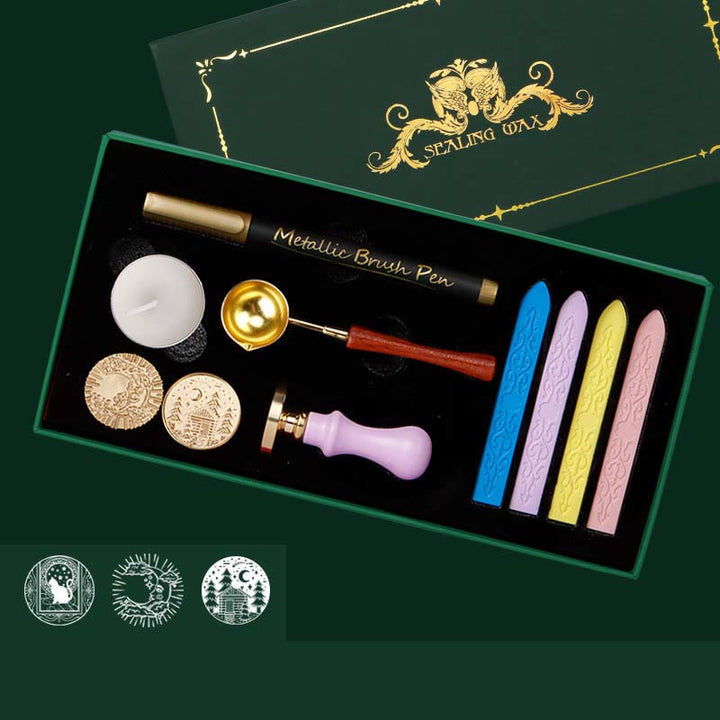 Classic European Series Wax Seal Stamps Tools Gift Set