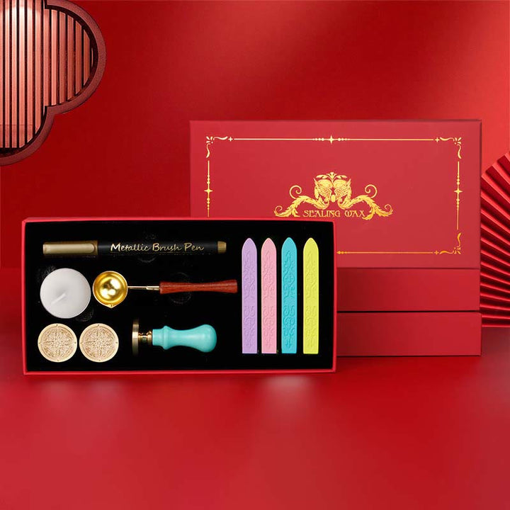 Classic European Series Wax Seal Stamps Tools Gift Set