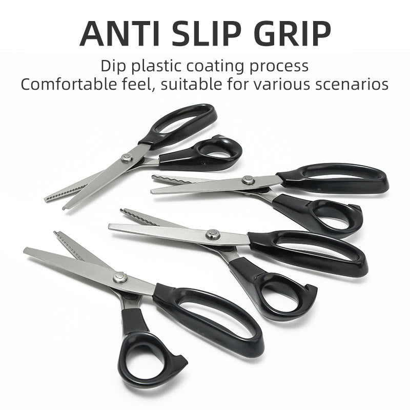 Utility Pinking Shears Sharp Scissors For DIY Crafts Cutting