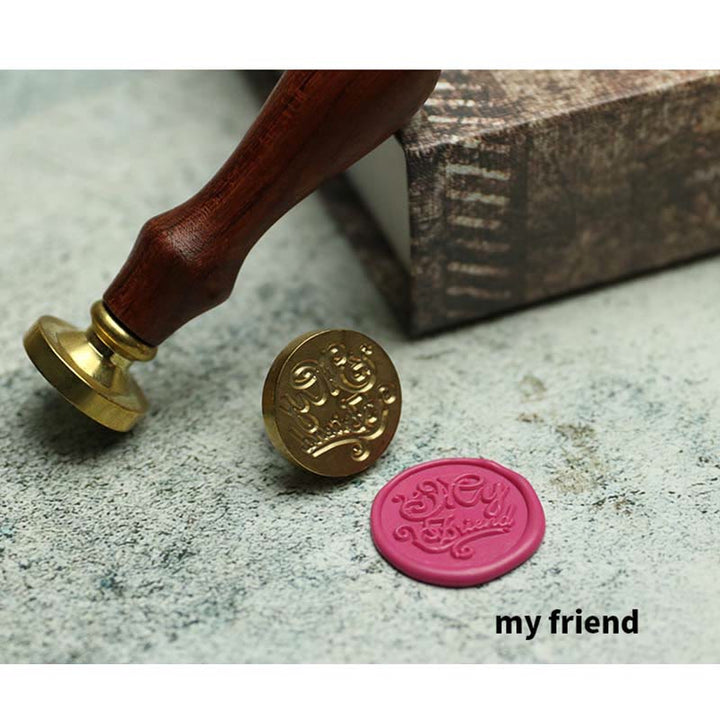 Greetings Series Wax Seal Stamps Tools Gift Set For Letter