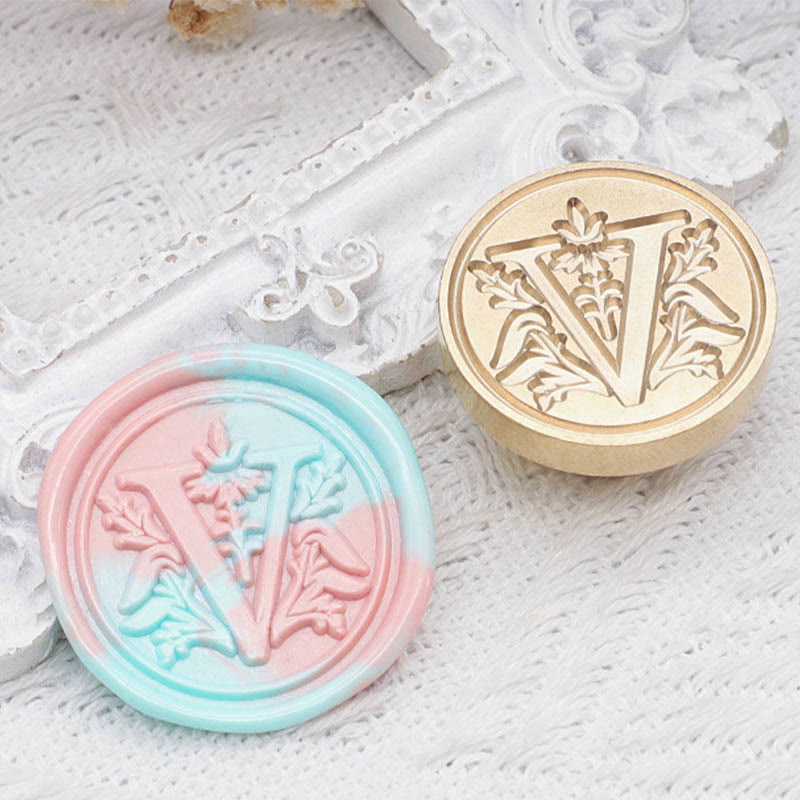 26 Capital Letter Series Seal Wax Stamp Decorative Gift