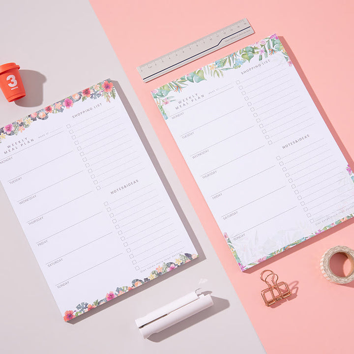 A5/b5 Magnetic Removable Paper Weekly Plan To Do List