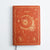 A5 Moon Leather Cover Schedule Notebook For Daily Record