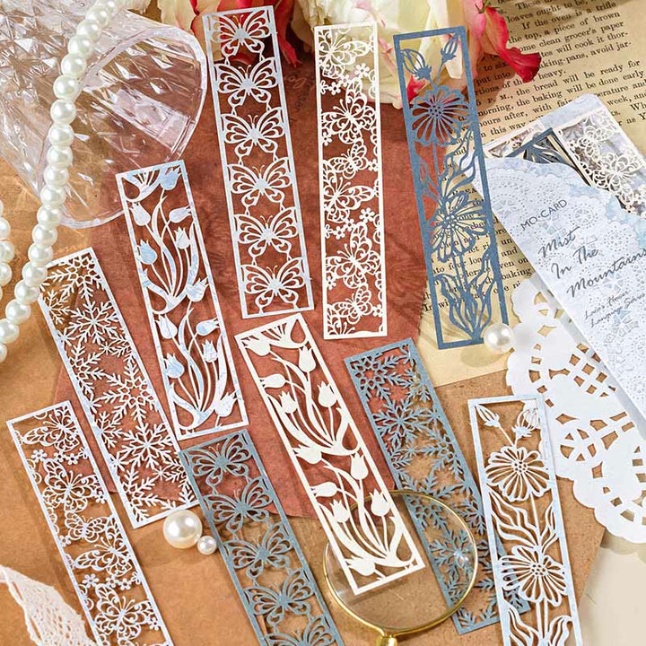 Vintage Hollow Out Long Lace Paper Set Decorative Backing Paper