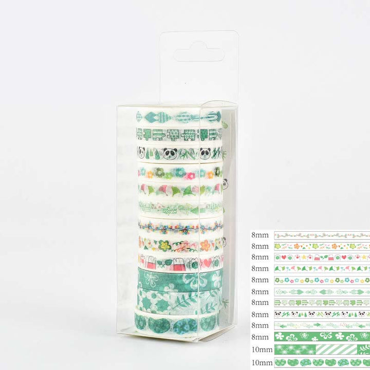 Cute Girls Series Washi Tape Set Scrapbook Tape Kit