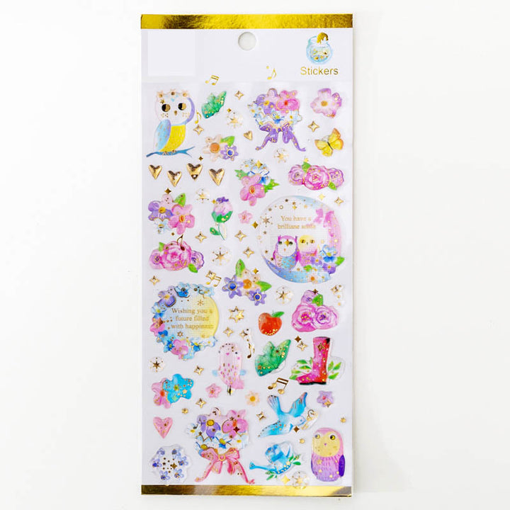 Dreamy Starry Series Crystal Epoxy Sticker For Journal Decor