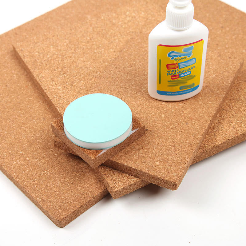 DIY Easy Cut Rectangle Cork Sheet For Craft Card