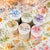 Floral Washi Tape Sticker Self-Adhesive Scrapbook DIY Decor