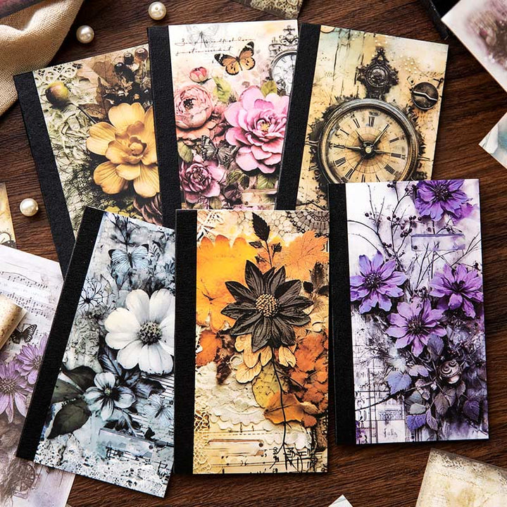 Floating flower series Paper Set Decorative Journaling Paper