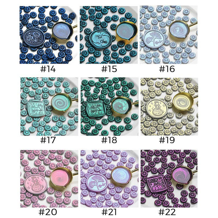 100pcs Romantic Auroral Wax Beads For Stamp Sealing Wax