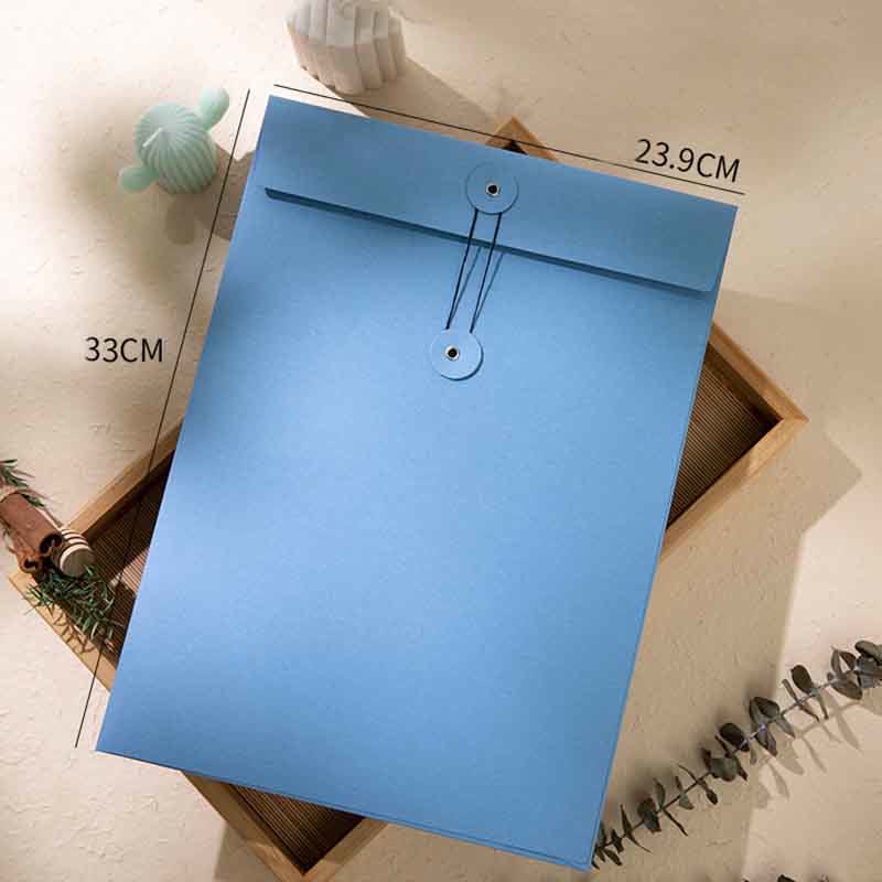 Kraft Paper File Folders A4/A5/A6 Envelopes Project Pockets for Greeting Card Document File