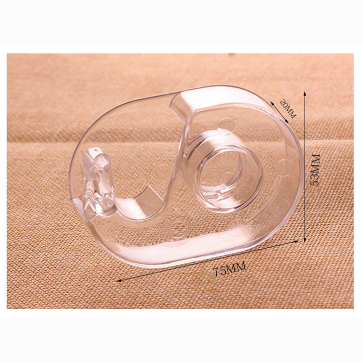 1.5cm Washi Tapes Cutter Practical Transparent Plastic Tape Dispenser