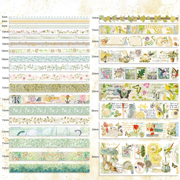 27 Rolls Long Season Series Washi Tape Set Scrapbook Tape