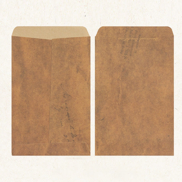 Brown Color Retro Kraft Paper Envelopes For Mail Letter