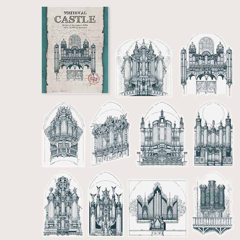 Medieval Castle Series Paper Decorative Journaling Paper