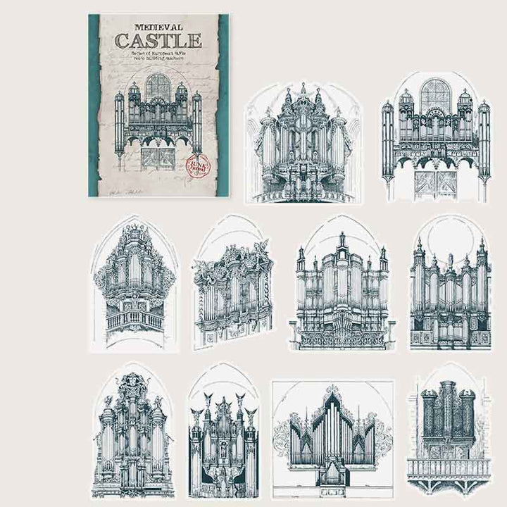 Medieval Castle Series Paper Decorative Journaling Paper