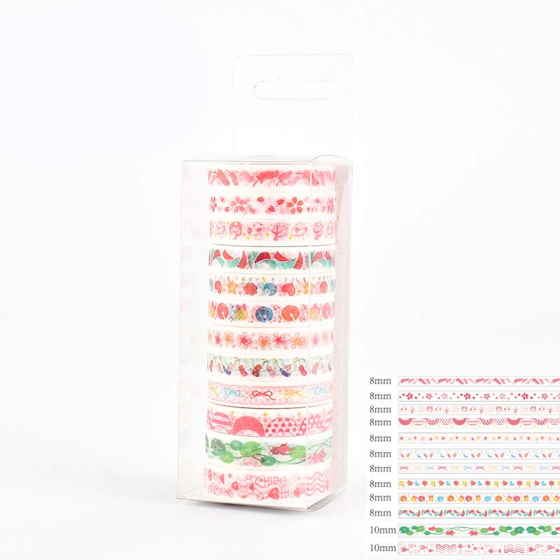 Cute Girls Series Washi Tape Set Scrapbook Tape Kit