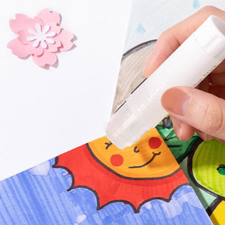 Gradient Appearance Clear Glue Stick For Kids Scrapbook Crafts