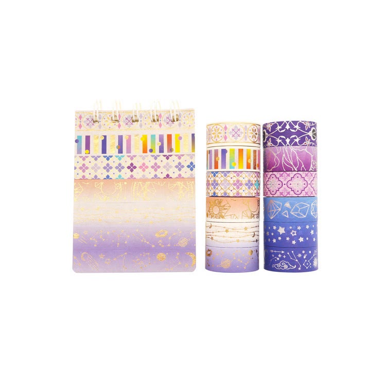 12 Rolls Starry Night Series Washi Tape Set Scrapbook Tape