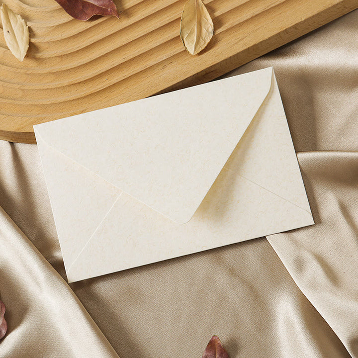 Plain Color Paper Envelopes With Seal Sticker For Mail Letter